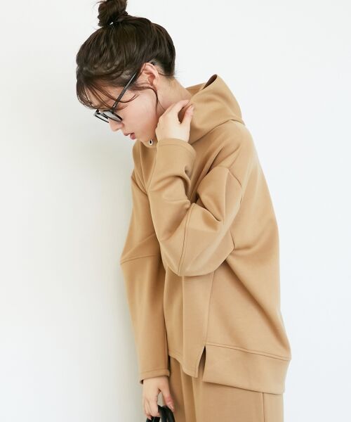 le.coeur blanc / ルクールブラン ロング・マキシ丈ワンピース | ダンボールニットパーカー×スカートセット | 詳細10