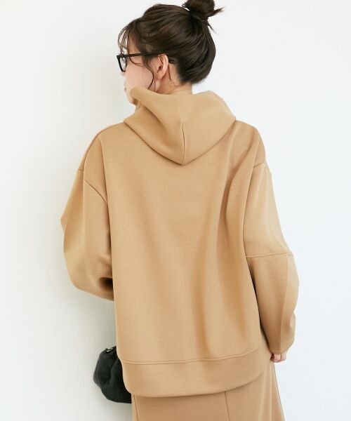 le.coeur blanc / ルクールブラン ロング・マキシ丈ワンピース | ダンボールニットパーカー×スカートセット | 詳細11