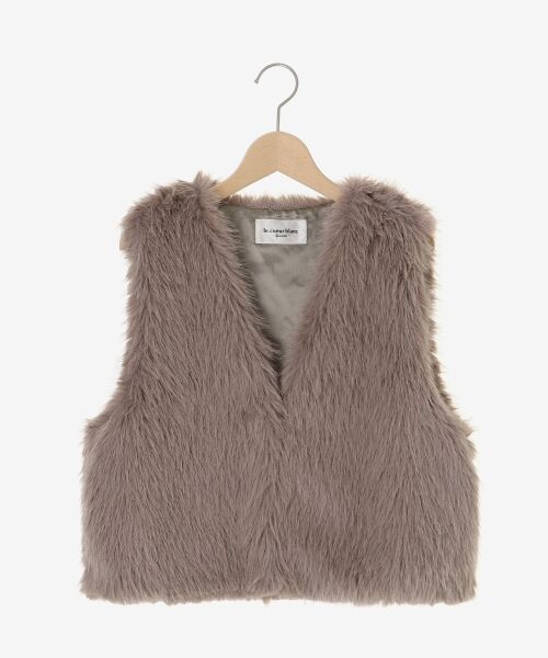 le.coeur blanc / ルクールブラン その他アウター | ショートフェイクファーベスト | 詳細25