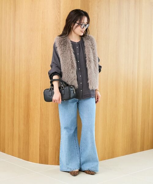 le.coeur blanc / ルクールブラン その他アウター | ショートフェイクファーベスト | 詳細28