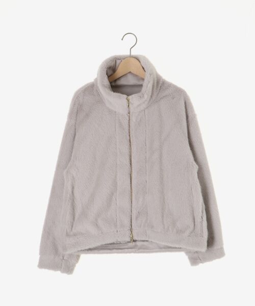 le.coeur blanc / ルクールブラン ブルゾン | ミンクタッチスタンドカラーファーブルゾン | 詳細22