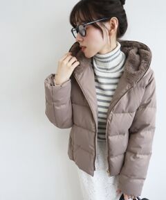 le.coeur blanc / ルクールブラン ダウンジャケット・ベスト | ファーフードショートダウン