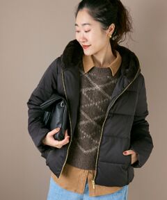 le.coeur blanc / ルクールブラン ダウンジャケット・ベスト | ファーフードショートダウン