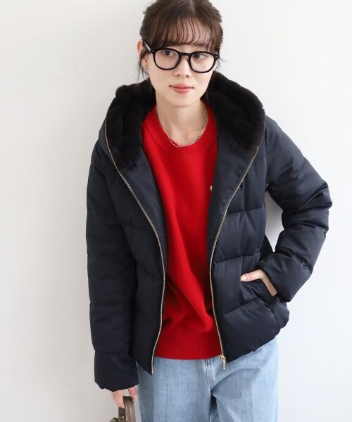 ダウンなのにスッキリシルエットが実現する大人気のアイテム