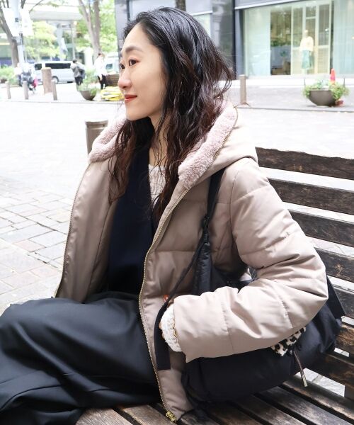 le.coeur blanc / ルクールブラン ダウンジャケット・ベスト | ファーフードショートダウン | 詳細21