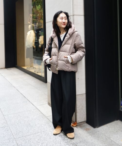 le.coeur blanc / ルクールブラン ダウンジャケット・ベスト | ファーフードショートダウン | 詳細27