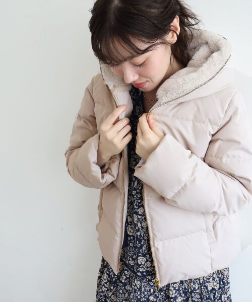 le.coeur blanc / ルクールブラン ダウンジャケット・ベスト | ファーフードショートダウン | 詳細29