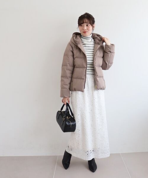 le.coeur blanc / ルクールブラン ダウンジャケット・ベスト | ファーフードショートダウン | 詳細8