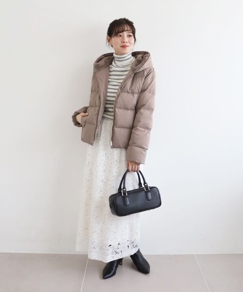 le.coeur blanc / ルクールブラン ダウンジャケット・ベスト | ファーフードショートダウン | 詳細9