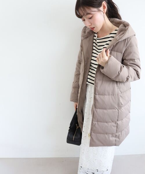 le.coeur blanc / ルクールブラン ダウンジャケット・ベスト | ファーフードロングダウン | 詳細10