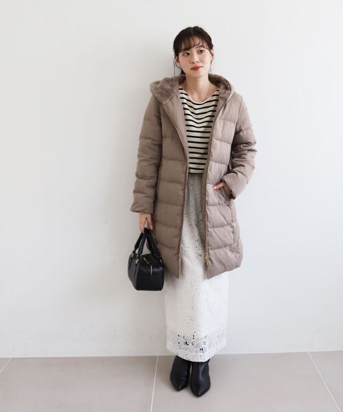 le.coeur blanc / ルクールブラン ダウンジャケット・ベスト | ファーフードロングダウン | 詳細19