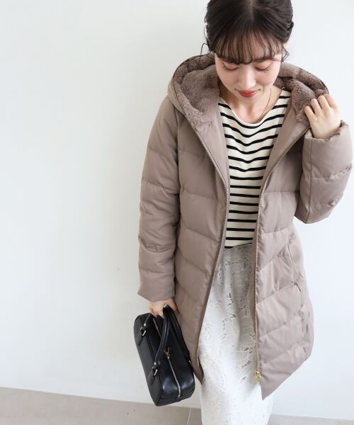 le.coeur blanc / ルクールブラン ダウンジャケット・ベスト | ファーフードロングダウン | 詳細3