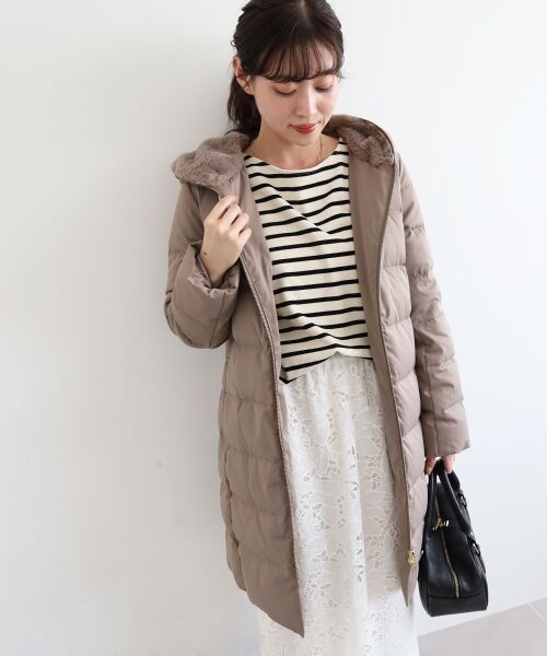 le.coeur blanc / ルクールブラン ダウンジャケット・ベスト | ファーフードロングダウン | 詳細8