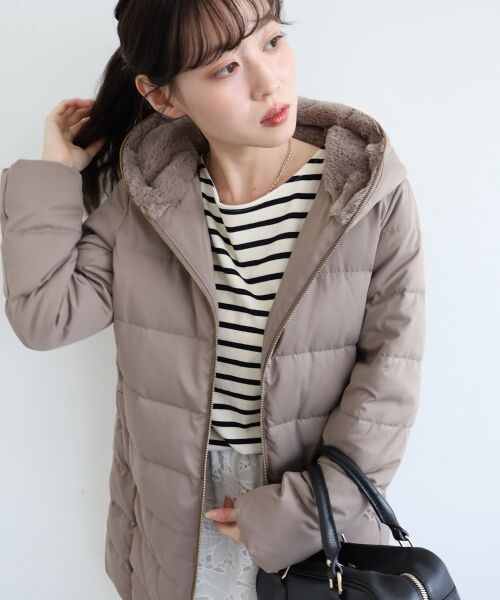 le.coeur blanc / ルクールブラン ダウンジャケット・ベスト | ファーフードロングダウン | 詳細9