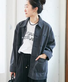 le.coeur blanc / ルクールブラン その他アウター | デニムカバーオールジャケット