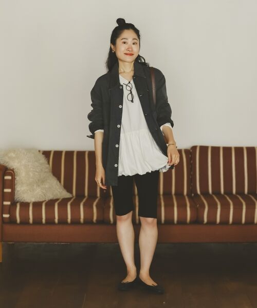 le.coeur blanc / ルクールブラン その他アウター | デニムカバーオールジャケット | 詳細12