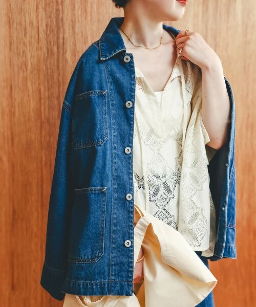 le.coeur blanc / ルクールブラン その他アウター | デニムカバーオールジャケット | 詳細22