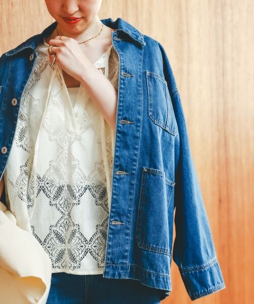 le.coeur blanc / ルクールブラン その他アウター | デニムカバーオールジャケット | 詳細23