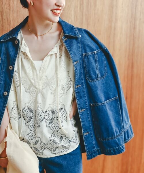 le.coeur blanc / ルクールブラン その他アウター | デニムカバーオールジャケット | 詳細24