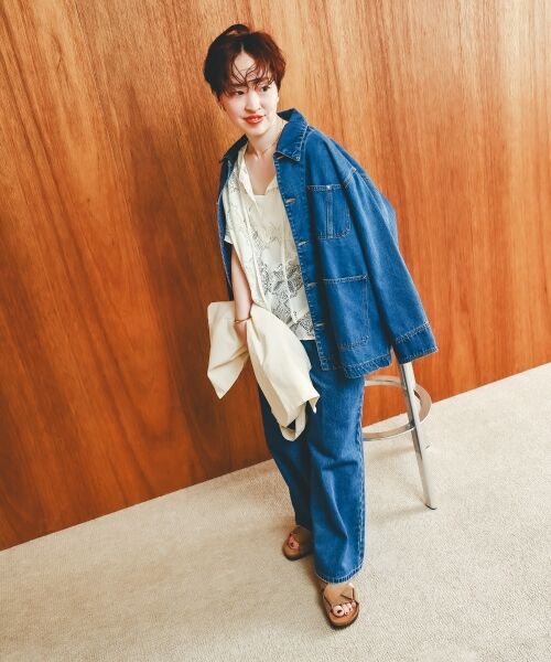le.coeur blanc / ルクールブラン その他アウター | デニムカバーオールジャケット | 詳細28