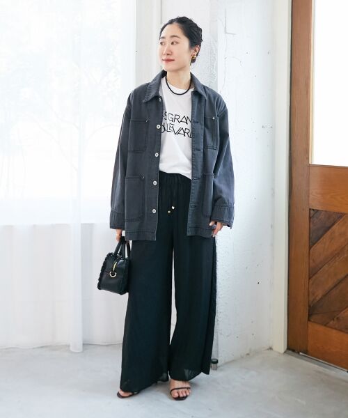 le.coeur blanc / ルクールブラン その他アウター | デニムカバーオールジャケット | 詳細6