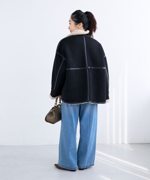 le.coeur blanc / ルクールブラン ブルゾン | 裏起毛フライトジャケット | 詳細14