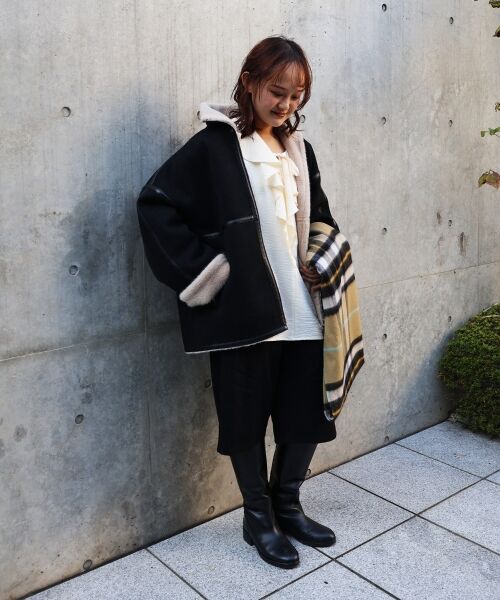 le.coeur blanc / ルクールブラン ブルゾン | 裏起毛フライトジャケット | 詳細17