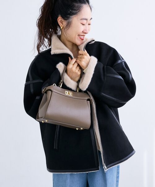 le.coeur blanc / ルクールブラン ブルゾン | 裏起毛フライトジャケット | 詳細5