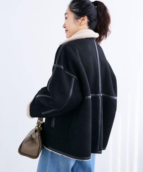 le.coeur blanc / ルクールブラン ブルゾン | 裏起毛フライトジャケット | 詳細8