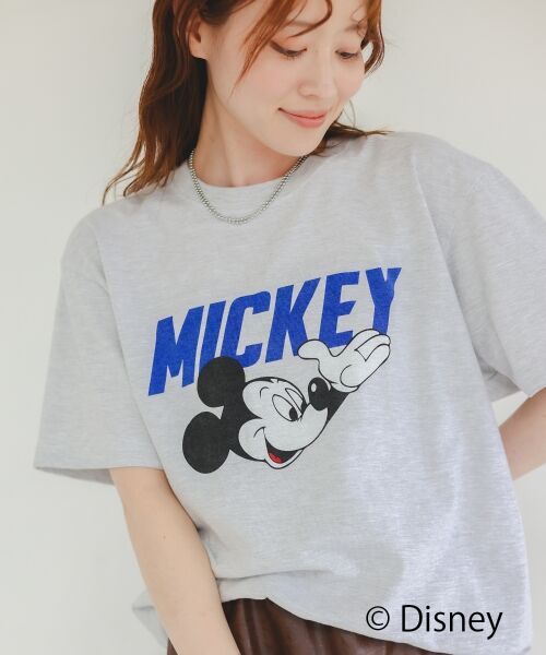 le. coeur blanc/ルクールブラン GOOD ROCK SPEED/MICKEY/Tシャツ L/グレー 38 le. coeur blanc/ルクールブラン GOOD ROCK SPEED/MICKEY/Tシャツ L/グレー 38