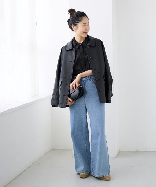 le.coeur blanc / ルクールブラン シャツ・ブラウス | 《手洗い可能》ドットエリタックデザインブラウス | 詳細10