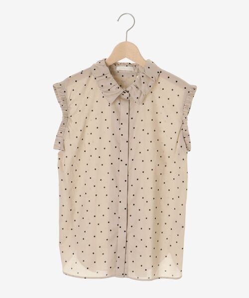 le.coeur blanc / ルクールブラン シャツ・ブラウス | 《手洗い可能》ドットエリタックデザインブラウス | 詳細11