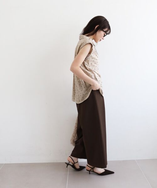 le.coeur blanc / ルクールブラン シャツ・ブラウス | 《手洗い可能》ドットエリタックデザインブラウス | 詳細25