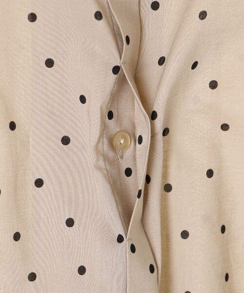 le.coeur blanc / ルクールブラン シャツ・ブラウス | 《手洗い可能》ドットエリタックデザインブラウス | 詳細30
