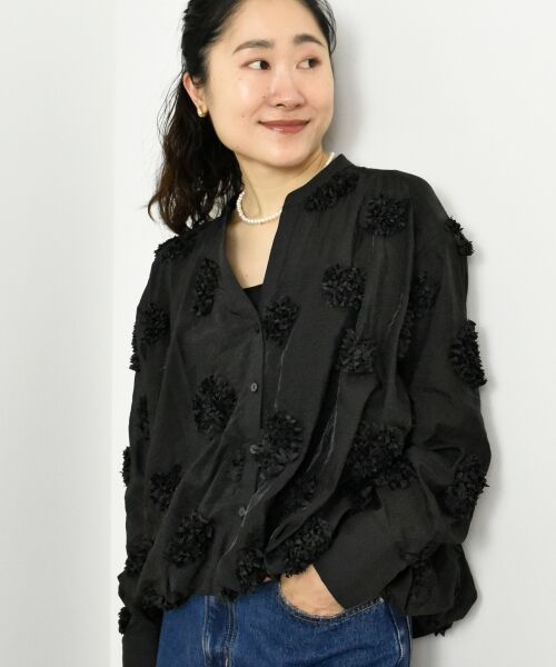 le.coeur blanc / ルクールブラン シャツ・ブラウス | TORRAZZO DONNAフラワーバルーンブラウス | 詳細2