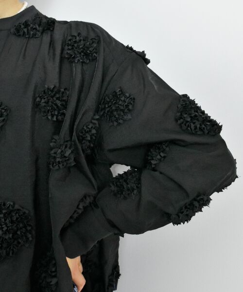 le.coeur blanc / ルクールブラン シャツ・ブラウス | TORRAZZO DONNAフラワーバルーンブラウス | 詳細4