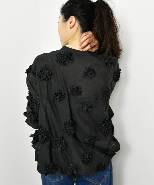 le.coeur blanc / ルクールブラン シャツ・ブラウス | TORRAZZO DONNAフラワーバルーンブラウス | 詳細6