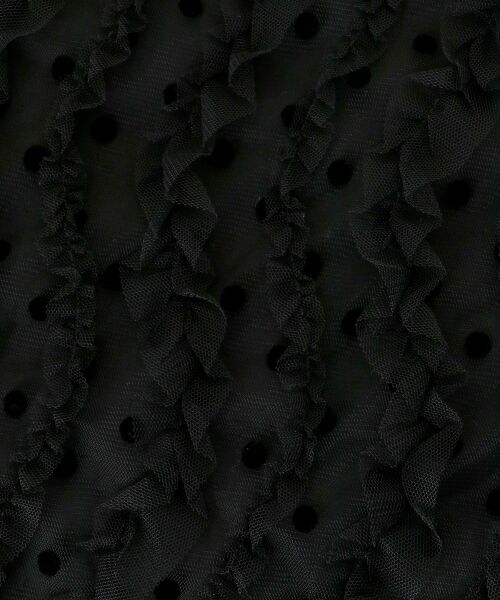 le.coeur blanc / ルクールブラン ロング・マキシ丈ワンピース | TORRAZZO DONNAベロアドットチュールキャミワンピ | 詳細20