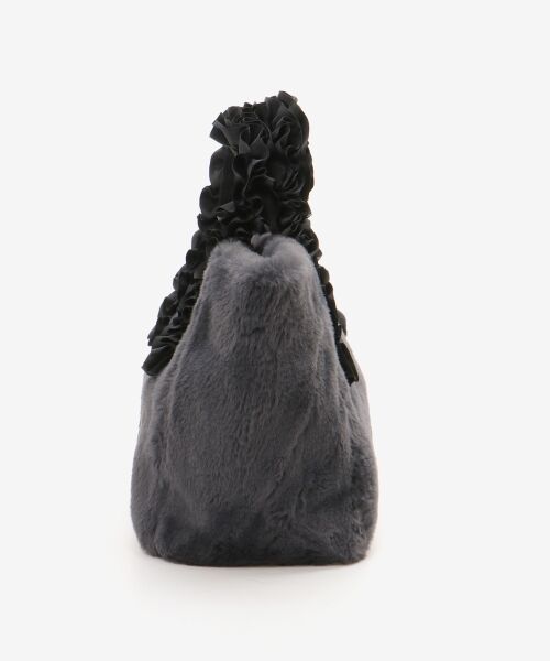 le.coeur blanc / ルクールブラン トートバッグ | フェイクファーハンドルフリルトート | 詳細10