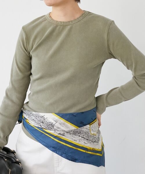 le.coeur blanc / ルクールブラン カットソー | 《WEB限定アイテム》ケミカルウォッシュテレコロンT | 詳細10