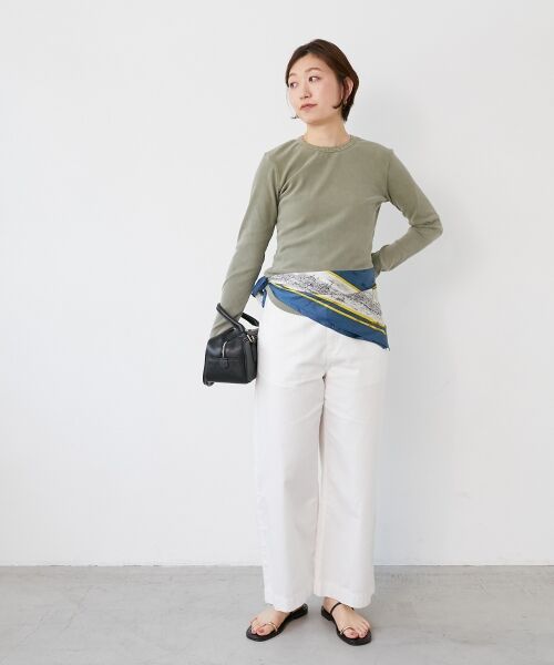 le.coeur blanc / ルクールブラン カットソー | 《WEB限定アイテム》ケミカルウォッシュテレコロンT | 詳細16