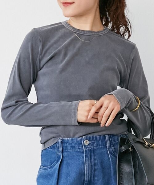 le.coeur blanc / ルクールブラン カットソー | 《WEB限定アイテム》ケミカルウォッシュテレコロンT | 詳細19