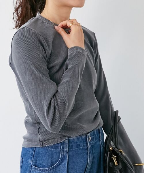 le.coeur blanc / ルクールブラン カットソー | 《WEB限定アイテム》ケミカルウォッシュテレコロンT | 詳細20