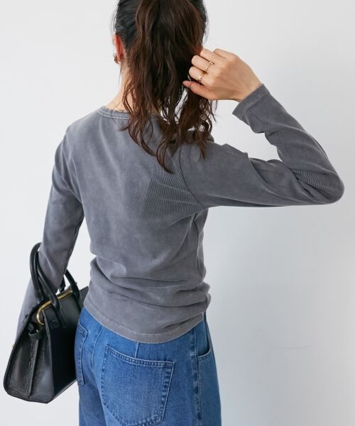 le.coeur blanc / ルクールブラン カットソー | 《WEB限定アイテム》ケミカルウォッシュテレコロンT | 詳細22