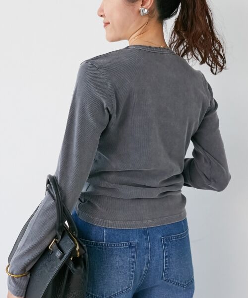 le.coeur blanc / ルクールブラン カットソー | 《WEB限定アイテム》ケミカルウォッシュテレコロンT | 詳細23