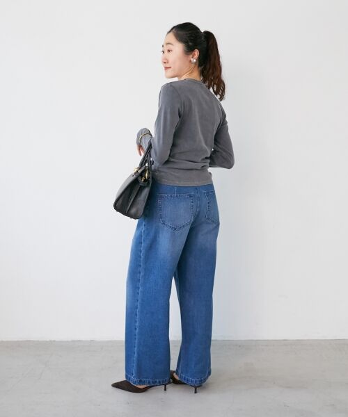 le.coeur blanc / ルクールブラン カットソー | 《WEB限定アイテム》ケミカルウォッシュテレコロンT | 詳細25