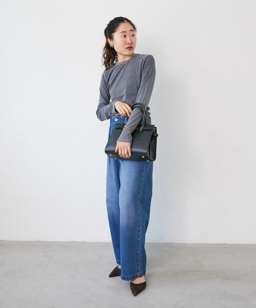 le.coeur blanc / ルクールブラン カットソー | 《WEB限定アイテム》ケミカルウォッシュテレコロンT | 詳細26