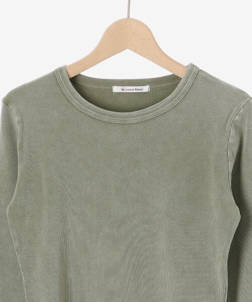 le.coeur blanc / ルクールブラン カットソー | 《WEB限定アイテム》ケミカルウォッシュテレコロンT | 詳細29