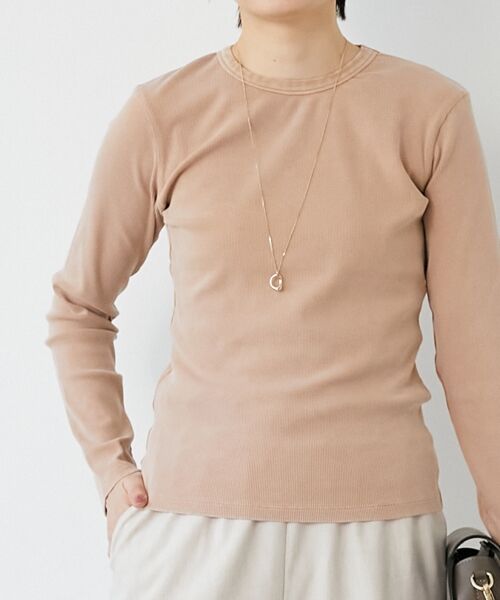 le.coeur blanc / ルクールブラン カットソー | 《WEB限定アイテム》ケミカルウォッシュテレコロンT | 詳細3