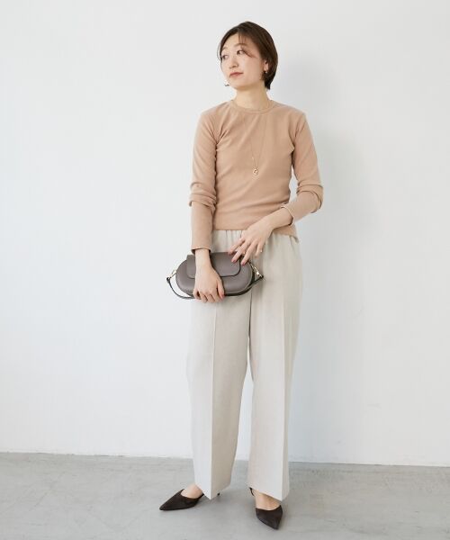 le.coeur blanc / ルクールブラン カットソー | 《WEB限定アイテム》ケミカルウォッシュテレコロンT | 詳細7